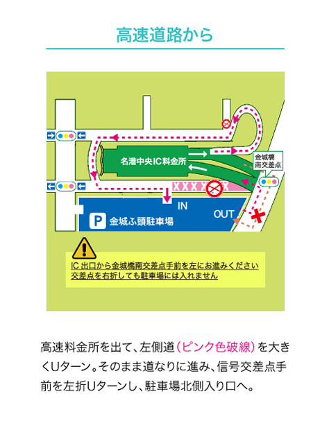 高速道路から